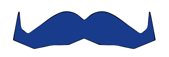 Movember Mo Blue